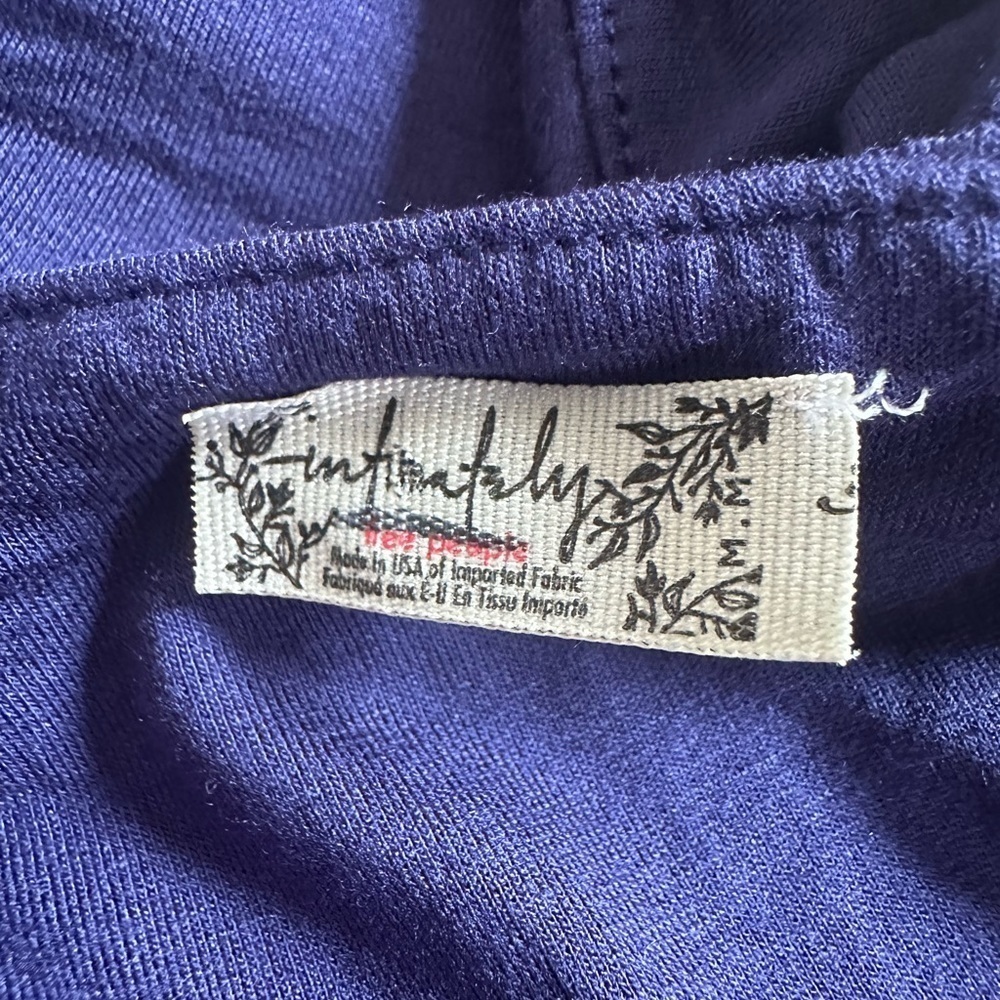 Free People Intimately essential bandeau bra top nwot Navy - Picture 6 of 6